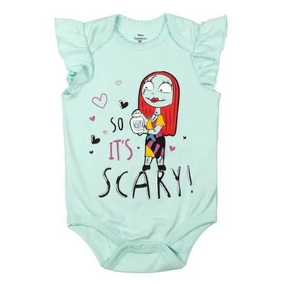 Disney Nightmare Before Christmas Jack Skellington Sally Baby Girls 5 Pack Bodysuits 1 Disney Nightmare Before Christmas Jack Skellington Sally Baby Girls 5 Pack Bodysuits
