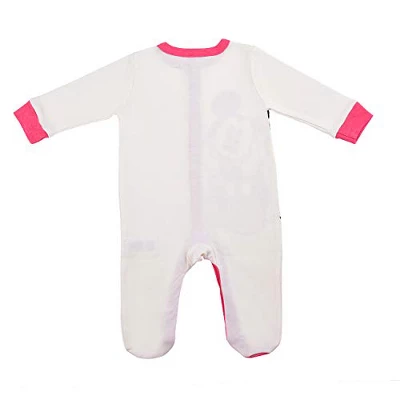 Disney Boy's Mickey Mouse Footed Baby Coverall Jumpsuit And Hat With 3D Ears For Infant 3 Disney Boy's Mickey Mouse Footed Baby Coverall Jumpsuit And Hat With 3D Ears For Infant - Image 3