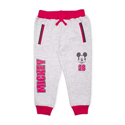 Disney Boy's Mickey Mouse Graphic Print Jogger Pants With Drawstring Waistband, 2 Piece Set For Kids 2 Disney Boy's Mickey Mouse Graphic Print Jogger Pants With Drawstring Waistband, 2 Piece Set For Kids - Image 2