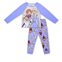 Disney Girl's Frozen Elsa, Anna, And Olaf 2 Piece Graphic Printed Long Sleeve Tee Shirt And Jogger Pants For Kids -Family Trends Shop GUEST d3b240d7 a2b8 411c a097 a754a94abaf5