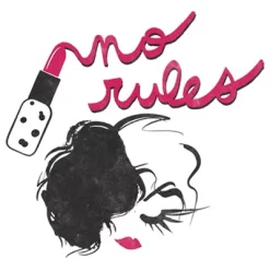 Disney Girl's Cruella No Rules Fashion Sketch T-Shirt
