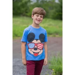 Disney Mickey Mouse T-Shirt Toddler To Big Kid - Valentine's Day, St. Patrick's Day, July 4th, Christmas, Halloween