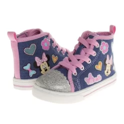 Disney Minnie Mouse Shoes Girl Sneakers - High Top Casual Canvas Characters Slip On Kids Shoes (toddler/little Kid Sizes 6-12) -Family Trends Shop GUEST d7e4d540 14e8 4899 9f4d 0147d60bab50