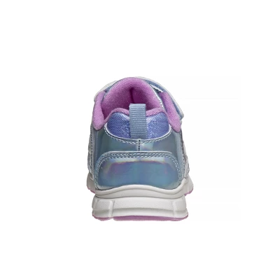 Disney Girls Frozen II Elsa & Anna Princess Light Up Sneakers -Lightweight Tennis Breathable Athletic Sneakers(Toddler/Little Kid) 3 Disney Girls Frozen II Elsa & Anna Princess Light Up Sneakers -Lightweight Tennis Breathable Athletic Sneakers(Toddler/Little Kid) - Image 3