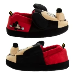 Disney Mickey Mouse Slippers - Kids Cozy Plush Fuzzy Lightweight Warm Comfort Soft House Shoes - Mickey 3D (size 5-12 Toddler - Little Kid) -Family Trends Shop GUEST da2e0410 a522 45ae 9c18 0f655b68fecf