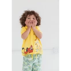Disney Lion King Mickey Mouse Polo Shirt And Shorts Toddler