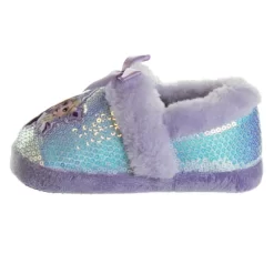 Disney Frozen Girl Slippers - Elsa And Anna Plush Lightweight Warm Comfort Soft Aline House Shoes - Purple (sizes 5-12 Toddler-Little Kid) -Family Trends Shop GUEST dc1cd30c ec9c 41b6 a64f 00d937f21433
