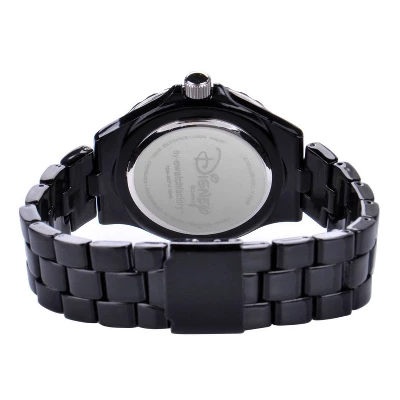 Women's Disney Mickey Mouse Enamel Sparkle Watch - Black 2 Women's Disney Mickey Mouse Enamel Sparkle Watch - Black - Image 2