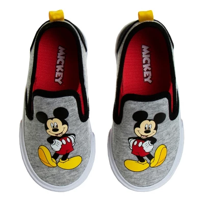Mickey Mouse Kids Casual No Lace Shoes - Low Top Canvas Slip-on Tennis Boys Sneakers - Disney Character Sneaker Shoe (Size 5-12 Toddler - Little Kid) 10 Mickey Mouse Kids Casual No Lace Shoes - Low Top Canvas Slip-on Tennis Boys Sneakers - Disney Character Sneaker Shoe (Size 5-12 Toddler - Little Kid) - Image 10