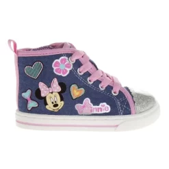 Disney Minnie Mouse Shoes Girl Sneakers - High Top Casual Canvas Characters Slip On Kids Shoes (toddler/little Kid Sizes 6-12) -Family Trends Shop GUEST de884ced 9a5a 4530 aee3 259384f4ffb5