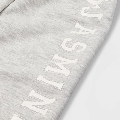 Girls' Disney Princess Jasmine Dreamy Fleece Sweatpants - Heather Gray 2 Girls' Disney Princess Jasmine Dreamy Fleece Sweatpants - Heather Gray - Image 2