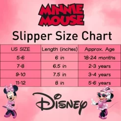 Disney Josmo Kids Girl's Minnie Mouse Slippers - Plush Lightweight Warm Comfort Soft Aline House Slippers (sizes 5-12 Toddler-little Kid) -Family Trends Shop GUEST e4759a69 2196 4713 a628 16603edcff79 5