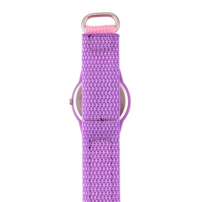Girls' Disney Minnie Mouse Purple Plastic Time Teacher Watch - Pink 2 Girls' Disney Minnie Mouse Purple Plastic Time Teacher Watch - Pink - Image 2