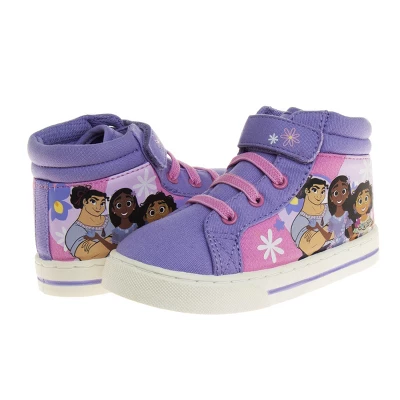 Disney Encanto Mirabel Girls High Top Hook And Loop Sneakers. (Toddler Little Kids) 1 Disney Encanto Mirabel Girls High Top Hook And Loop Sneakers. (Toddler Little Kids)