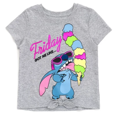Disney Lilo & Stitch Girls 3 Pack T-Shirts Little Kid To Big Kid 4 Disney Lilo & Stitch Girls 3 Pack T-Shirts Little Kid To Big Kid - Image 4