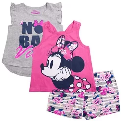 Disney Girl's 3-Pack Fancy Nancy Short Set With Tee, Tank Top And Print Shorts For Infants -Family Trends Shop GUEST ea8656eb 5520 4029 9714 a5eee12d2c75