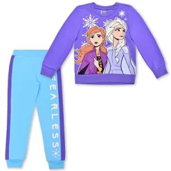 Disney Girl's 2-Pack Fearless Frozen Graphic Pullover Sweatshirt And Taped Jogger Pants Set For Toddler 9 Disney Girl's 2-Pack Fearless Frozen Graphic Pullover Sweatshirt And Taped Jogger Pants Set For Toddler -Family Trends Shop GUEST eb75bde9 8a0a 42d8 8641 773618060892