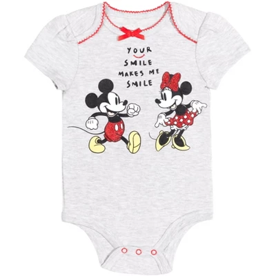 Disney Princess Disney Minnie Mouse Princess Ariel Baby Girls Bodysuit Graphic T-Shirt Mesh Skirt And Leggings 4 Piece Layette Set 2 Disney Princess Disney Minnie Mouse Princess Ariel Baby Girls Bodysuit Graphic T-Shirt Mesh Skirt And Leggings 4 Piece Layette Set - Image 2