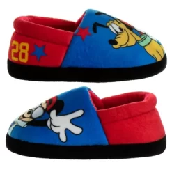 Disney Mickey Mouse Slippers - Kids Cozy Plush Fuzzy Lightweight Warm Comfort Soft House Shoes - Blue And Red (size 5-12 Toddler - Little Kid) -Family Trends Shop GUEST eeee9cb8 3676 4b2e 97be b7a0bf67631a