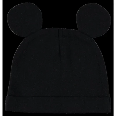 Disney Mickey Mouse Baby Bodysuit Jogger Pants Bib And Hat 4 Piece Outfit Set Newborn To Infant 3 Disney Mickey Mouse Baby Bodysuit Jogger Pants Bib And Hat 4 Piece Outfit Set Newborn To Infant - Image 3