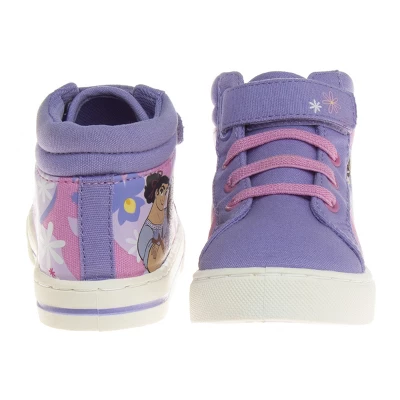 Disney Encanto Mirabel Girls High Top Hook And Loop Sneakers. (Toddler Little Kids) 3 Disney Encanto Mirabel Girls High Top Hook And Loop Sneakers. (Toddler Little Kids) - Image 3