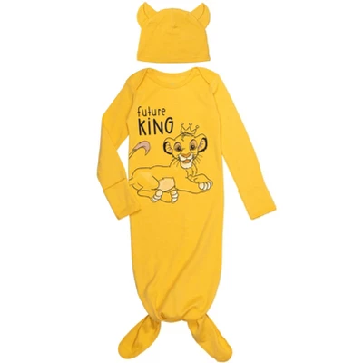 Disney Lion King Simba Sleeper Gown And Hat Newborn To Infant 7 Disney Lion King Simba Sleeper Gown And Hat Newborn To Infant - Image 7