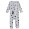 Disney Nightmare Before Christmas Jack Skellington Baby 2 Pack Zip Up Sleep N' Play Coveralls Newborn To Infant