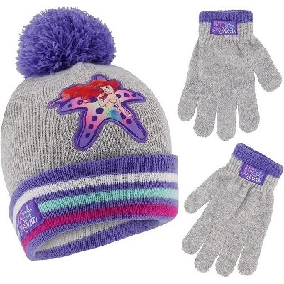 Disney Princess Winter Hat And Kids Mittens/ Gloves Set, Toddlers Age 2-4 4 Disney Princess Winter Hat And Kids Mittens/ Gloves Set, Toddlers Age 2-4 - Image 4