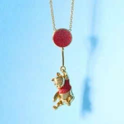 Disney Classics Winnie The Pooh Gold Plated Swinging Balloon Necklace, 18" -Family Trends Shop GUEST f8faa6f8 d75e 48aa 9fe1 0e94e9d23b36