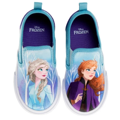 Frozen Elsa Anna Girls No Lace Shoes - Kids Disney Character Loafer Low Top SlipOn Casual Tennis Canvas Sneakers (size 5-12 Toddler - Little Kid) 12 Frozen Elsa Anna Girls No Lace Shoes - Kids Disney Character Loafer Low Top SlipOn Casual Tennis Canvas Sneakers (size 5-12 Toddler - Little Kid) - Image 12