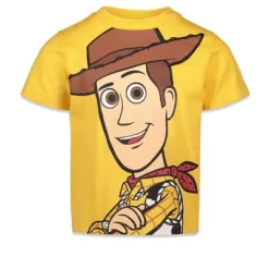 Disney Pixar Toy Story Rex Buzz Lightyear Woody 3 Pack T-Shirts Toddler