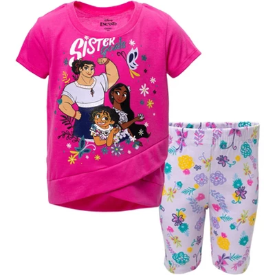 Disney Encanto Mirabel Luisa Isabella Girls T-Shirt And Shorts Outfit Set Toddler To Big Kid 10 Disney Encanto Mirabel Luisa Isabella Girls T-Shirt And Shorts Outfit Set Toddler To Big Kid - Image 10
