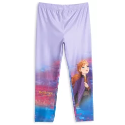 Disney Frozen Princess Anna Elsa Girls 3 Pack Leggings