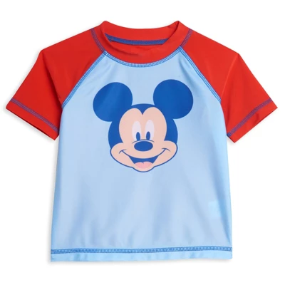 Disney Mickey Mouse Rash Guard And Swim Trunks Outfit Set Infant To Toddler 3 Disney Mickey Mouse Rash Guard And Swim Trunks Outfit Set Infant To Toddler - Image 3