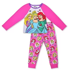 Disney Girl's Disney Princesses Ariel, Rapunzel, And Cinderella Graphic Printed Long Sleeve T-Shirt And Jog Pants Bundle For Kids -Family Trends Shop GUEST fed5f368 344b 4047 8315 9e138d5d2671